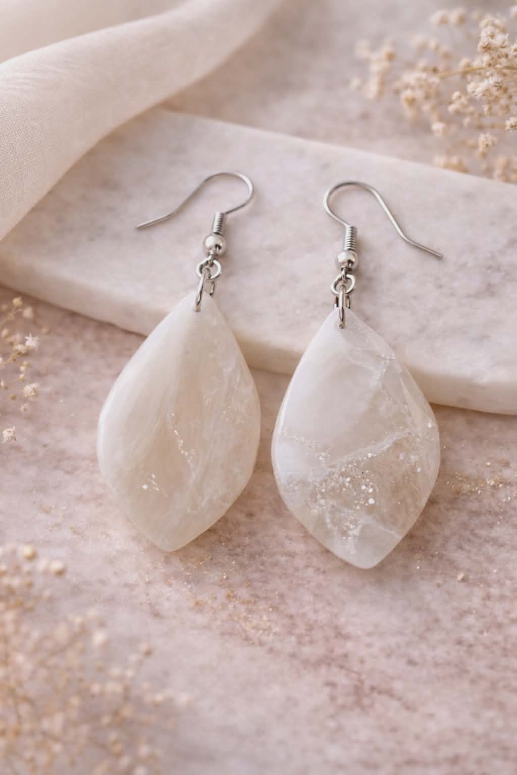 Boucles d'oreilles ovales allongées