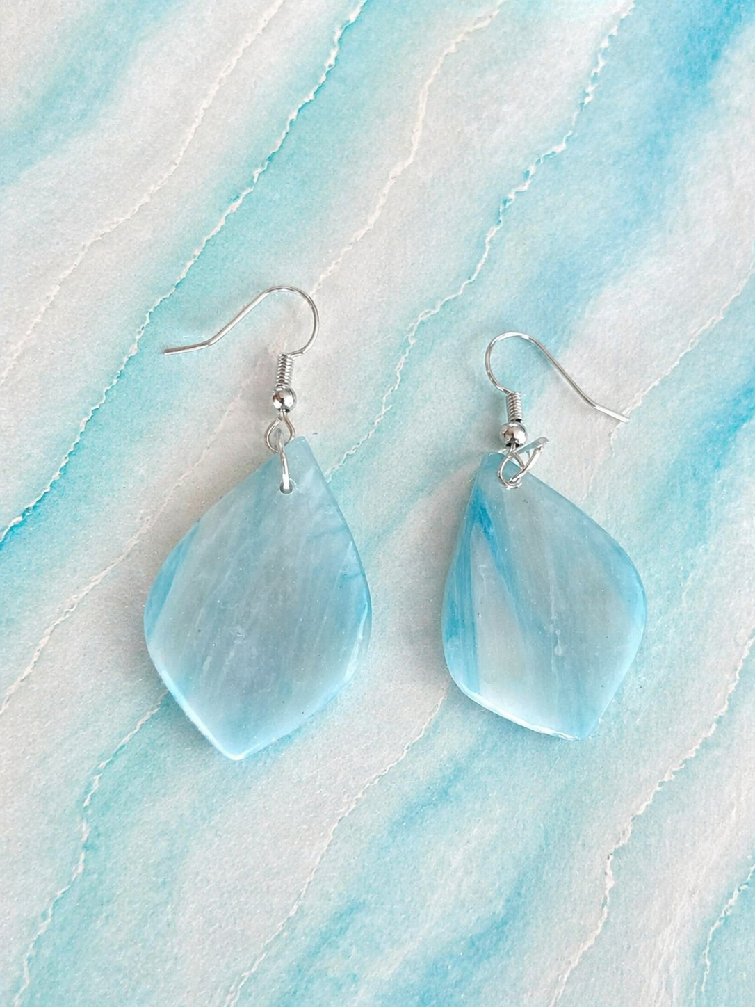 Boucles d'oreilles goutte facettée