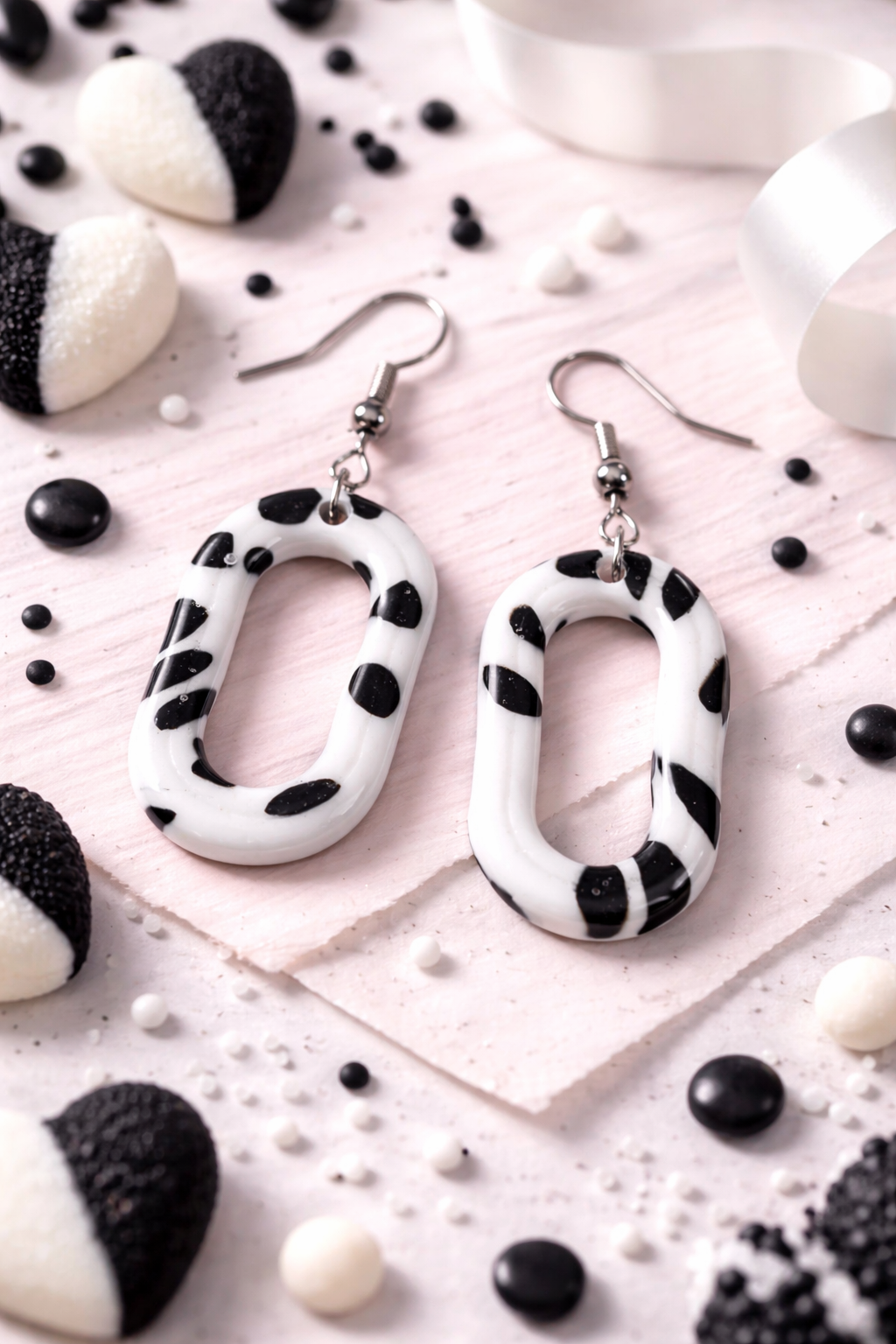 Boucles d'oreilles dalmatiens